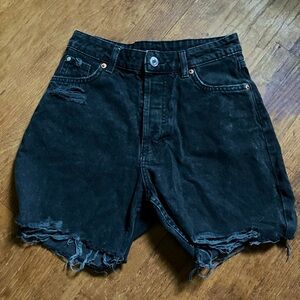 H&M divided Bermuda high rise shorts